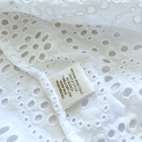 Lulus Brier White Eyelet Lace Tank Top - Picture 8 of 9